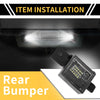 Chevrolet Silverado Clear Lens License Plate Light
