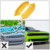 Dodge Challenger Hellcat Front Lip Protector Yellow (2015 - 2020)