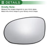 Ford Ka Left Side Heated White Mirror Glass (2008-2017)
