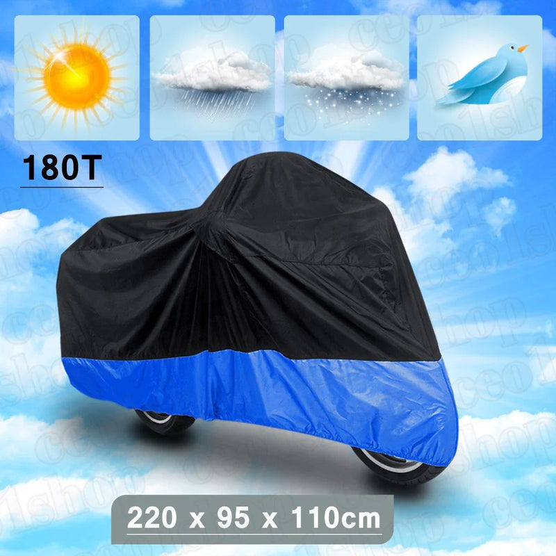 Kawasaki Ninja 250R EX250 L 180T Outdoor Motorcycle Cover (2008–2012)