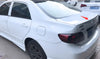 Toyota Corolla Sedan Super White Trunk Spoiler Wing (2009-2013)