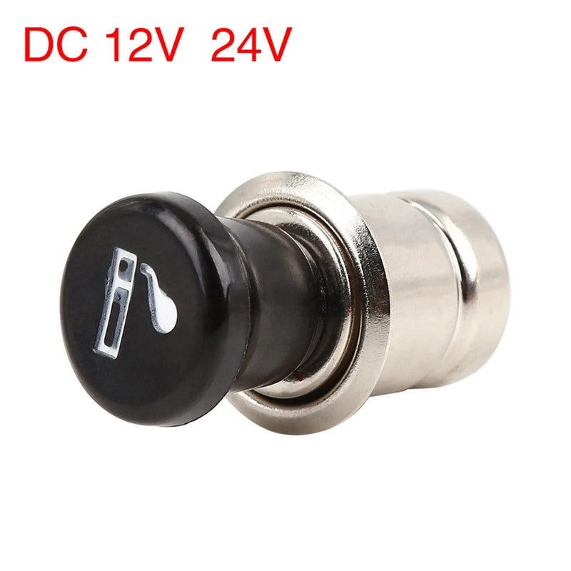 Car Motorcycle Cigarette Lighter Power Socket Outlet 12V-24V