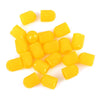 Motorcycle Bike Car 20 x Yellow Plastic Universal Tire Valve Stem Cap Cover