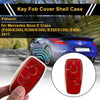 Mercedes Benz E Class Red Gold Tone TPU Car Key Case (2017-2023)