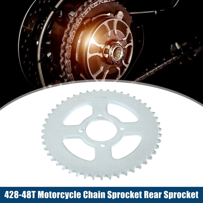 Dirt Bike Pitch 48 Tooth 52mm Rear Motorcycle Chain Sprocket