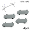 Jeep Cherokee 4x Roof Luggage Rack Side Rail Cover Assy (2014–2019)