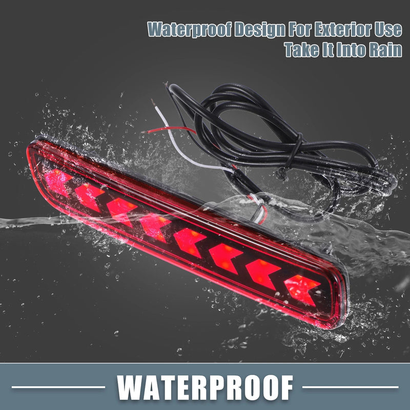 Suzuki SX4 LED Rear Bumper Fog Tail Light Red Lens (2007-2014)