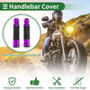 Motorcycle 7/8" 22mm Hand Grips Cover Purple