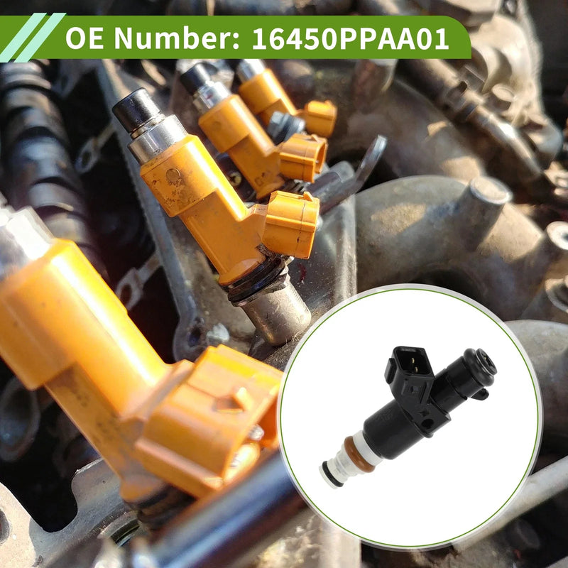 Honda CR-V EX LX 2.4 (2002-2004) Black Fuel Injector 1 Pc