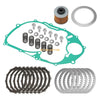 Yamaha XVS650 VStar 650 Clutch Friction and Steel Plates Gasket (1998–2016)