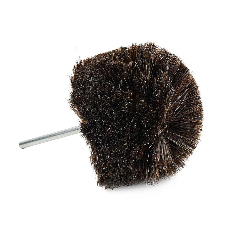 Wood & Metal Rotary Tool 4" Horsehair Polishing Wheel Buffing Brush