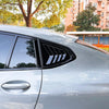 BMW X4 G02 Gloss Black Rear Window Louver Vent Cover (2018–2024)