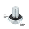 Chevrolet Malibu Silver Tone M12x1.75 Engine Oil Drain Plug Screw