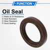Make Model Oil Seal 2 x 45x65x10mm Seal Ring Rotary Shaft Seal FKM Rubber