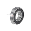 2 x Ball Bearings Z2 15x32x8mm Double Sealed Chrome Steel