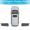 LDV G10 (2014-Present) UVB & UVA Protection Triangular Window Shades