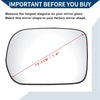 Honda Pilot Heated Left Side Mirror Glass (2003-2008)