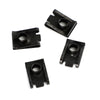 Harley Glide King 4 x Saddlebag Lever Lock Bolts Black (1996-2019)