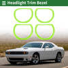Dodge Challenger 4 x Headlight Trim Bezel (2015-2023)