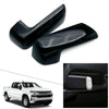 Chevy Silverado 1500 Gloss Black Mirror Cap Cover Trim (2019-2023)