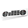 Car Set AC Dash Button Repair Kit Decal Stickers