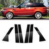 Range Rover Sport 6 x Black Pillar Post Covers (2014-2022)