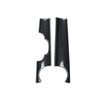 Mini Cooper R55 R56 2 x Carbon Fiber Dash Strips Trim (2009–2014)