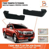 Isuzu D-Max 2012-2016 Front Bumper Extension Mud Flap Splash Guard