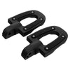 Harley Softail Fat Boy Matte Black Rear Passenger Footpegs (2018-2025)