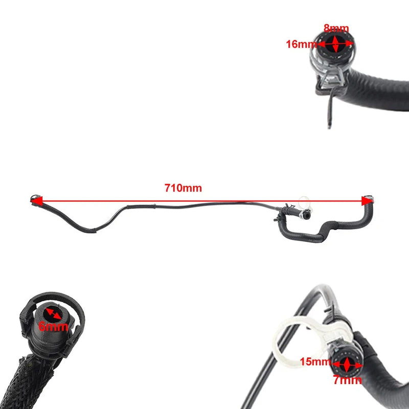 Land Rover Range Rover 5.0L Expansion Tank Overflow Hose (2010-2012)