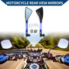 M8 / M10 Rear View Mirrors / M8/M10 / Triangle Shape Black Blue Aluminum Alloy