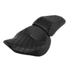 Harley Fat Boy FLSTF FLSTFB FLSTFBS Black Driver & Passenger Seats (07-17)