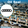 Oil Seal / 25x40x6mm / Seal Ring Rotary Shaft Seal Nitrile Rubber Black 5 Pcs