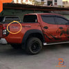 Mitsubishi Triton Ute Diff Lock 4x4 Side Cabin Rear Bed Sticker Decal (2009-2023)