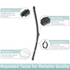 Porsche Cayenne Hybrid Rear Wiper Blade Arm Set (2010-2017)