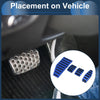 Suzuki Jimny (2018-2022) Blue 4 Pcs Manual Foot Accelerator Pedal Covers