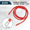 Battery Cable Car Marine Inverter 5/16-3/8 in 4 ft Red Copper