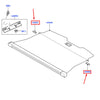 Land Rover Freelander 2, Range Rover Sport Loadspace Cover Catch Set Beige