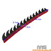 Dirt Bike ATV Motorcycle Helmets 14'' Rubber Spikes Saw Strip