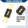 Car, Motorcycle, Boat - Gold Tone, Black 3 x Mini ANL 180A Fuses