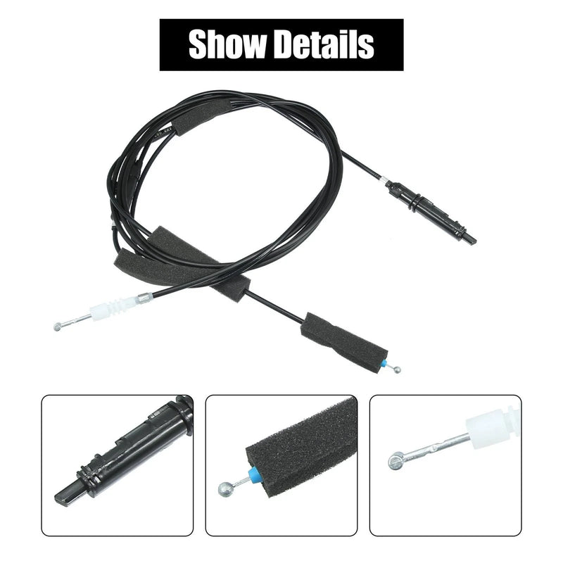 Honda Civic (2006-2011) Black Trunk Lid Fuel Door Release Cable