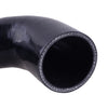 Car Black 2" to 2.5" 90 Degree Reducer Silicone Hose Coupler