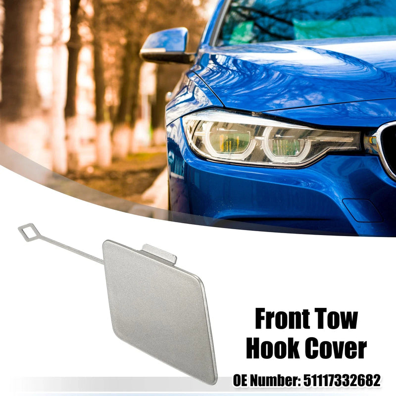 BMW 5 Series F10 F11 528i 535d 535i Gray Tow Hook Cover Front Bumper