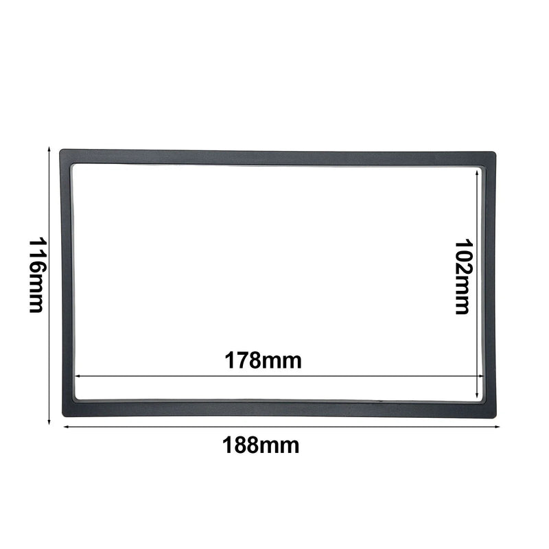 Car Stereo Auto Stereo Panel / 1pc / ABS Plastic Black Ultra-thin Radio Panel