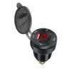BMW Motorrad Type-C Dual USB Charger Hella DIN Socket with Voltmeter