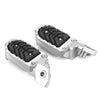 BMW R1200GS R1250GS GS ADV Silver Aluminum Wide Foot Pegs (2013-2023)
