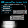 Europe BMW M5 5 / 7 Series E32 E34 Sedan LED Rear License Plate Light