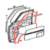 Toyota Hiace Van LH / 1977-1982 Front Doors Weatherstrip