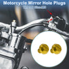 Make Model Right Hand M8x1.25 Motorcycle Mirror Hole Plugs