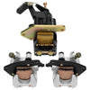 Yamaha Banshee YFZ350 Front & Rear Brake Calipers w/Pads (1990–2001)
